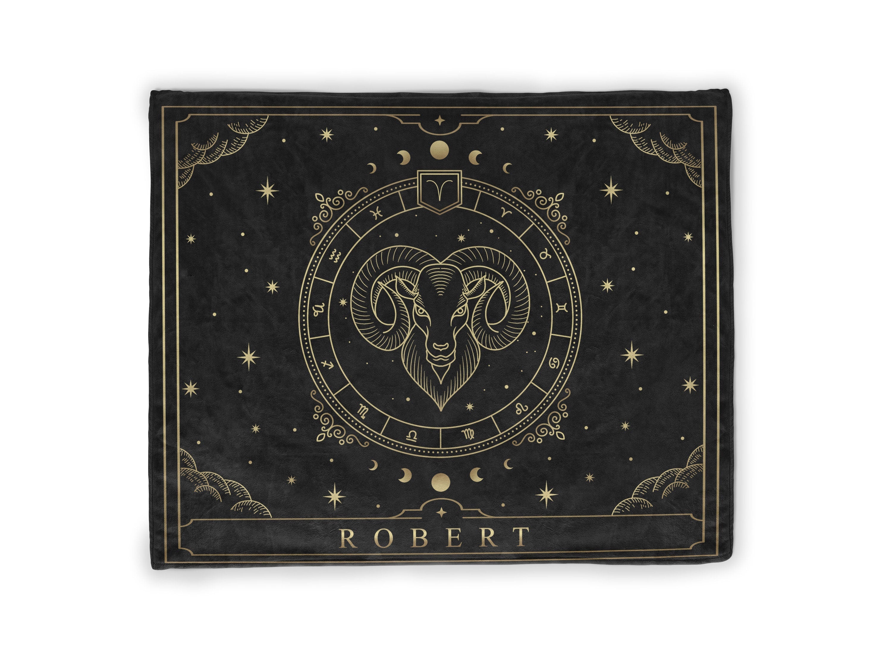 Personalized Throw Blanket Zodiac Sam Zoey