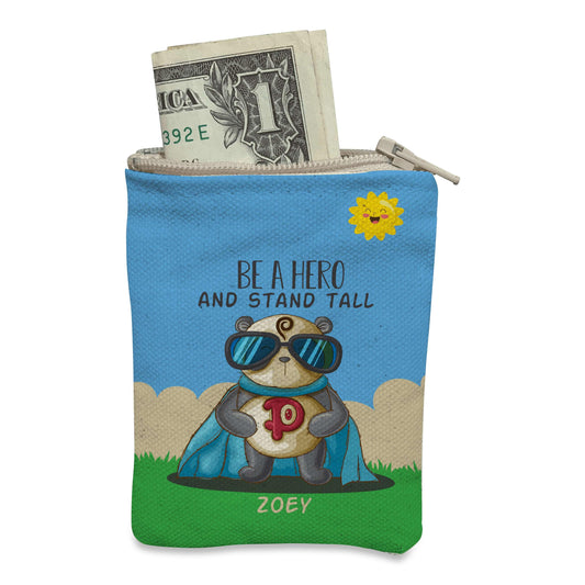 Coin Purse: Be A Hero Coin Purse Sam + Zoey