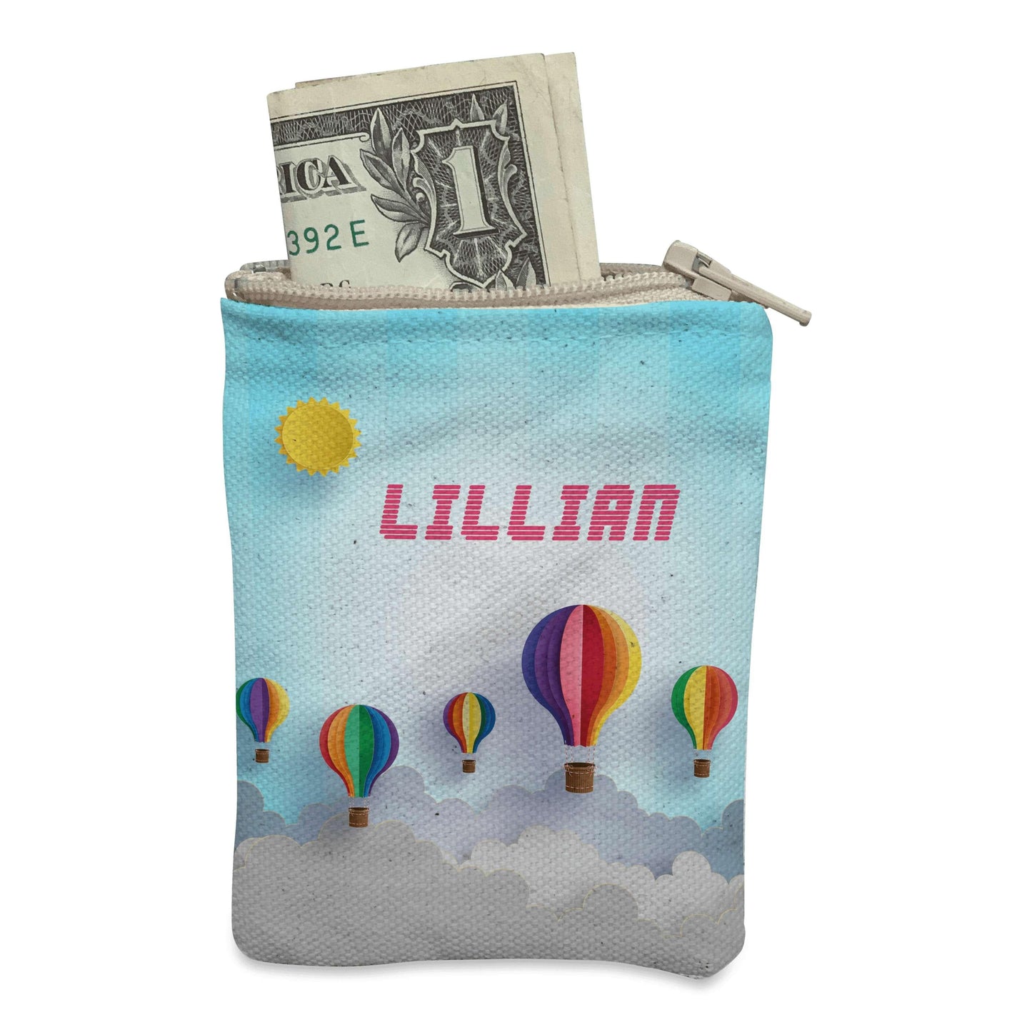 Coin Purse: Hot Air Balloon Coin Purse Sam + Zoey