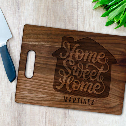 Cutting Board: Home Sweet Home Cutting Board Sam + Zoey