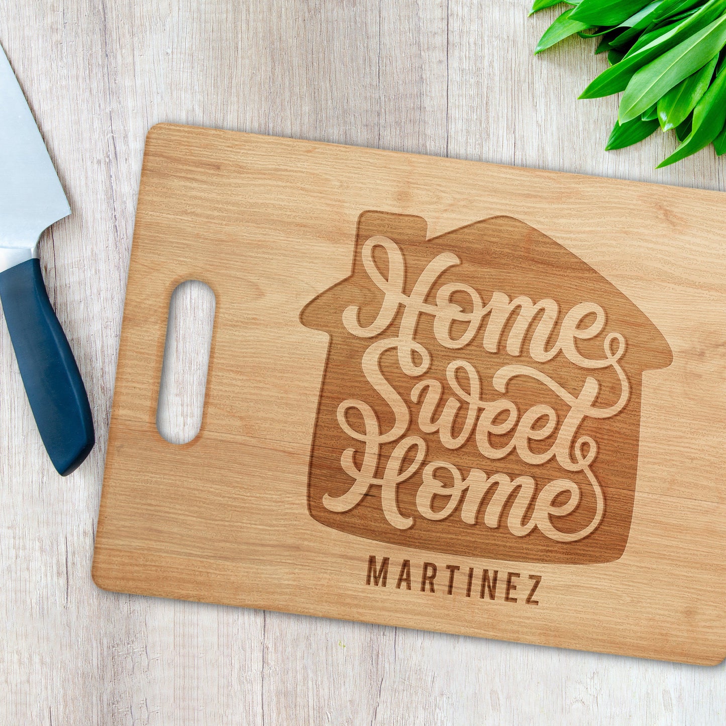 Cutting Board: Home Sweet Home Cutting Board Sam + Zoey