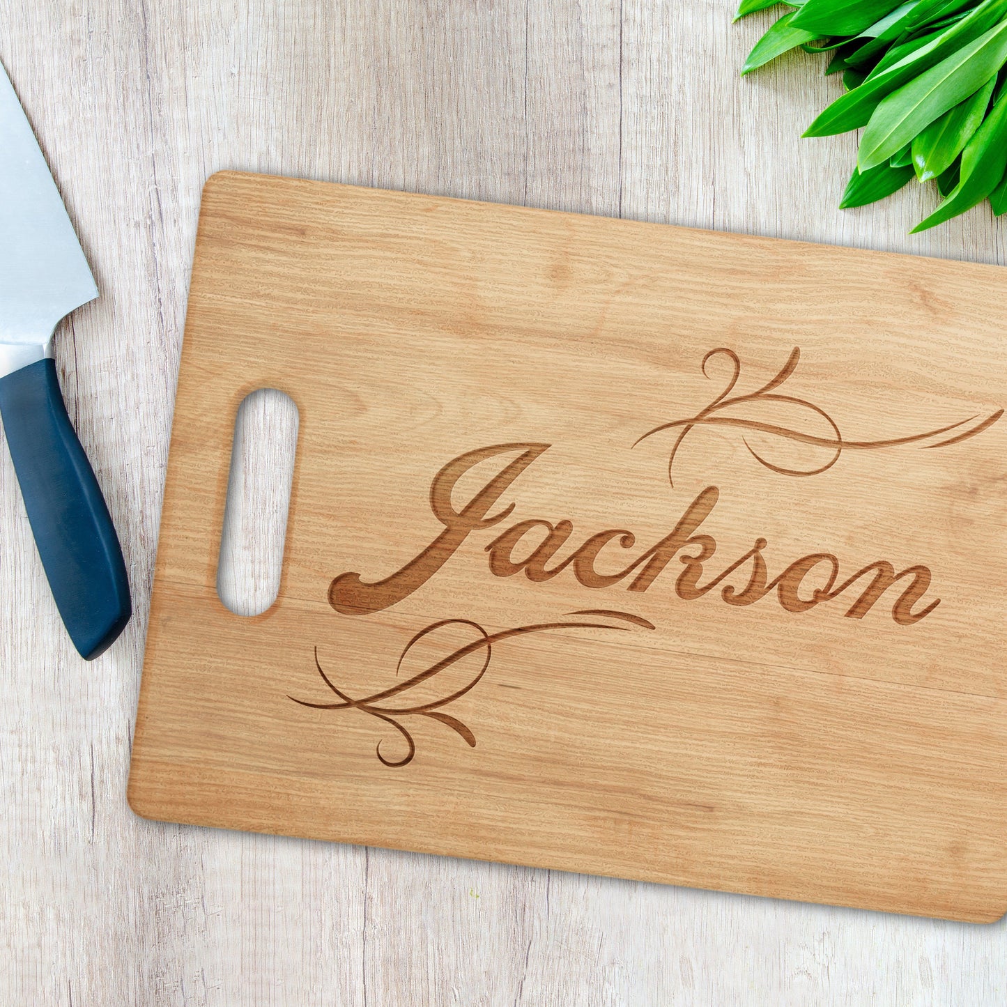 Cutting Board: Script Cutting Board Sam + Zoey