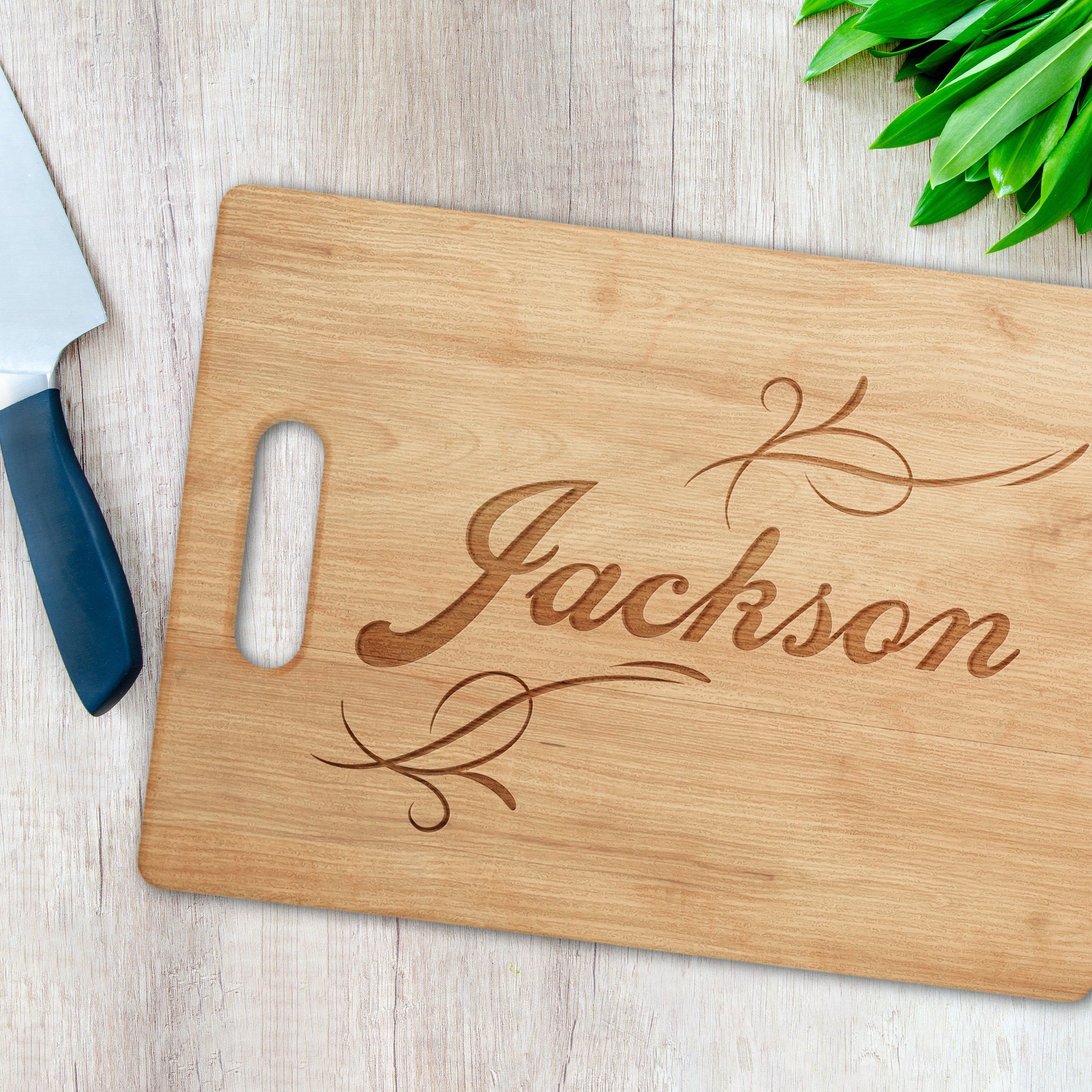 Cutting Board: Script Cutting Board Sam + Zoey