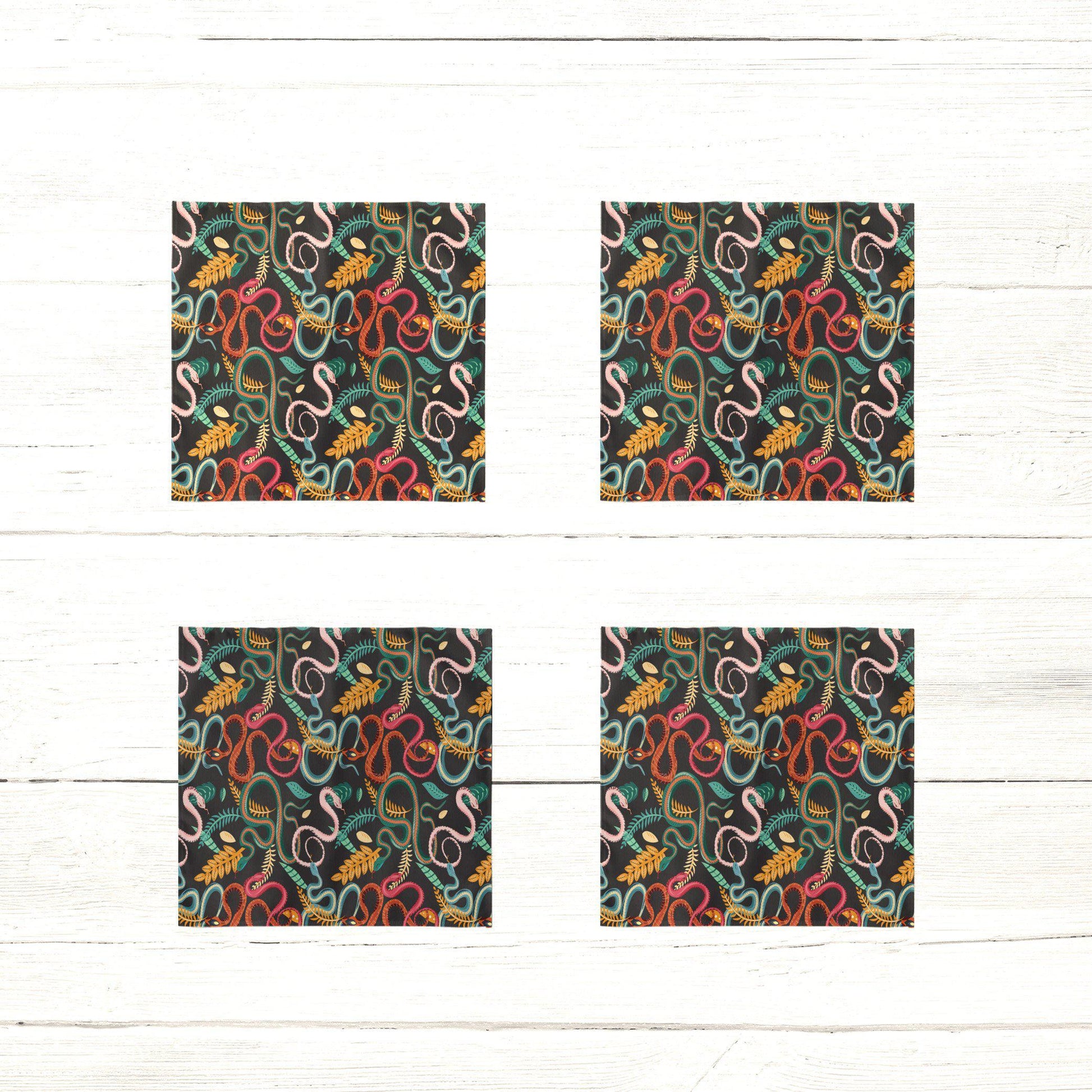 Snakes Fabric Coasters Fabric Coaster Sam + Zoey