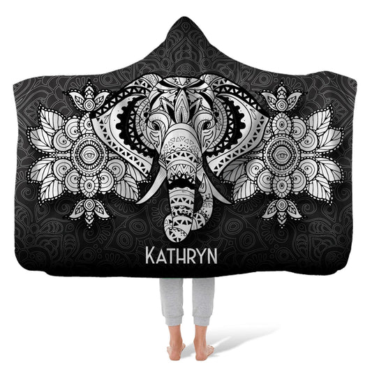 Hooded Fleece Blanket: Lucky Charm Hooded Fleece Blanket Sam + Zoey