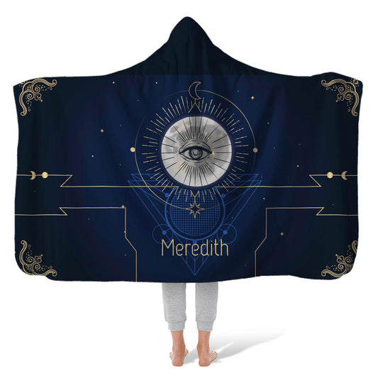 Hooded Fleece Blanket: Mother Earth Hooded Fleece Blanket Sam + Zoey