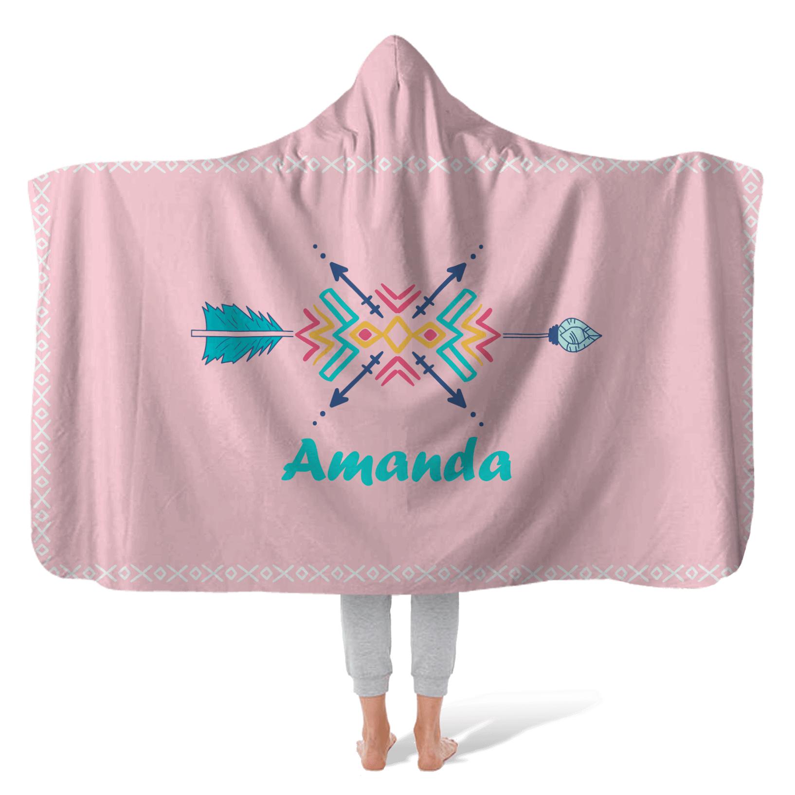 Hooded Fleece Blanket: Shooting Star Hooded Fleece Blanket Sam + Zoey