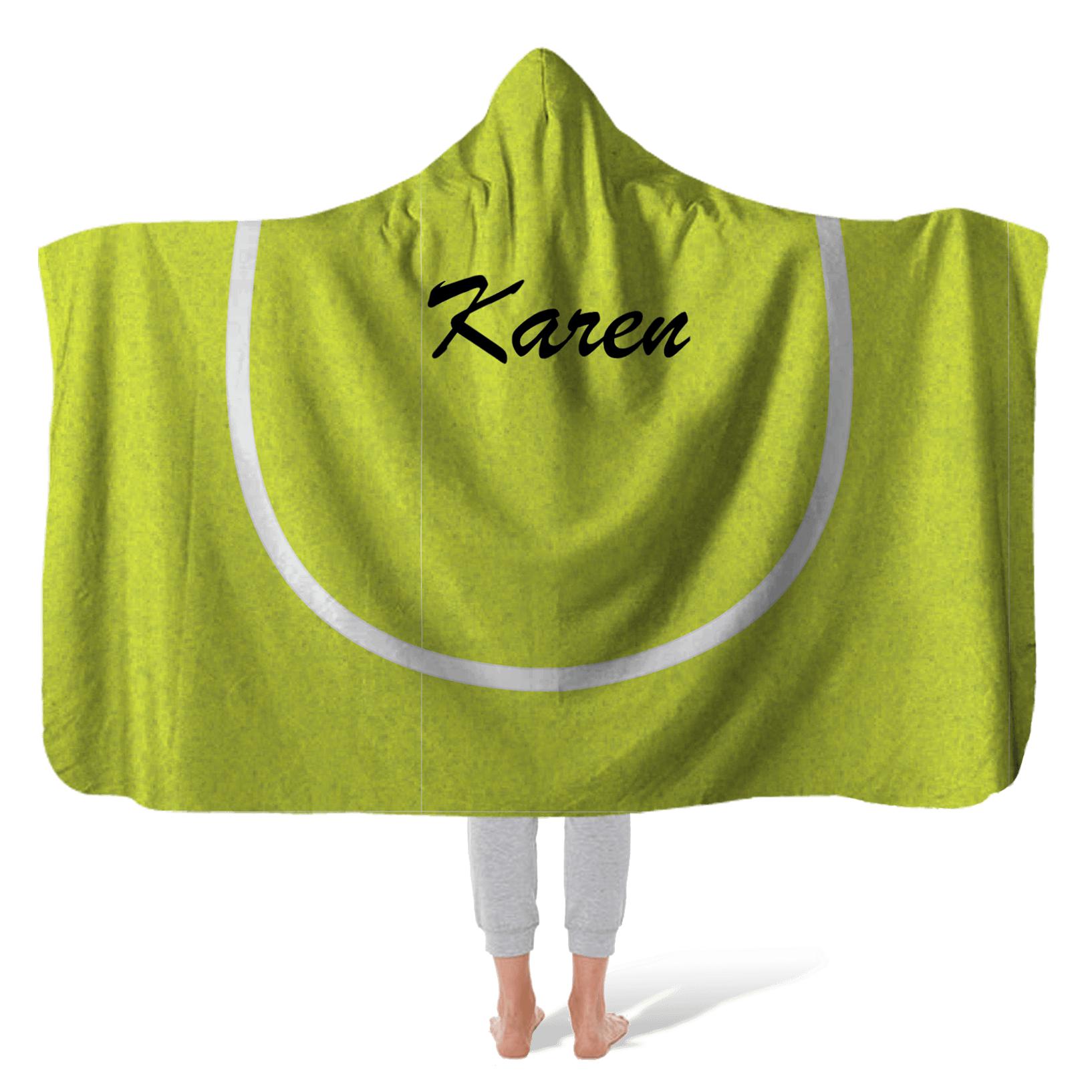 Hooded Fleece Blanket: Tennis Time Hooded Fleece Blanket Sam + Zoey