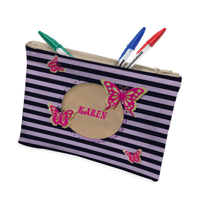 Makeup Pencil Case: Butterflies Makeup Pencil Case Sam + Zoey