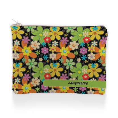 Makeup Pencil Case: Floral Pop Makeup Pencil Case Sam + Zoey