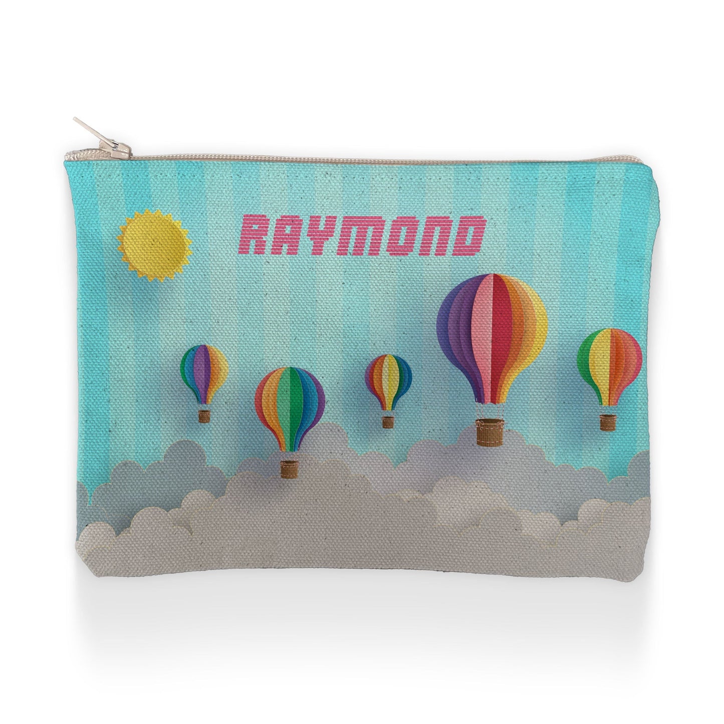 Makeup Pencil Case: Hot Air Balloon Makeup Pencil Case Sam + Zoey