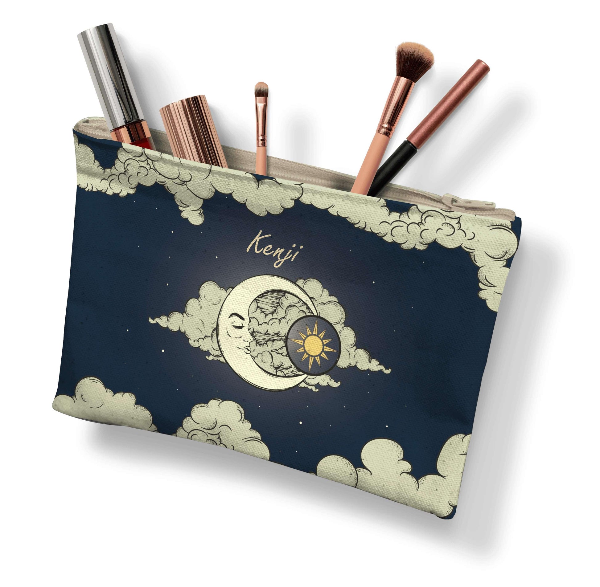 Makeup Pencil Case: Night Sky Makeup Pencil Case Sam + Zoey