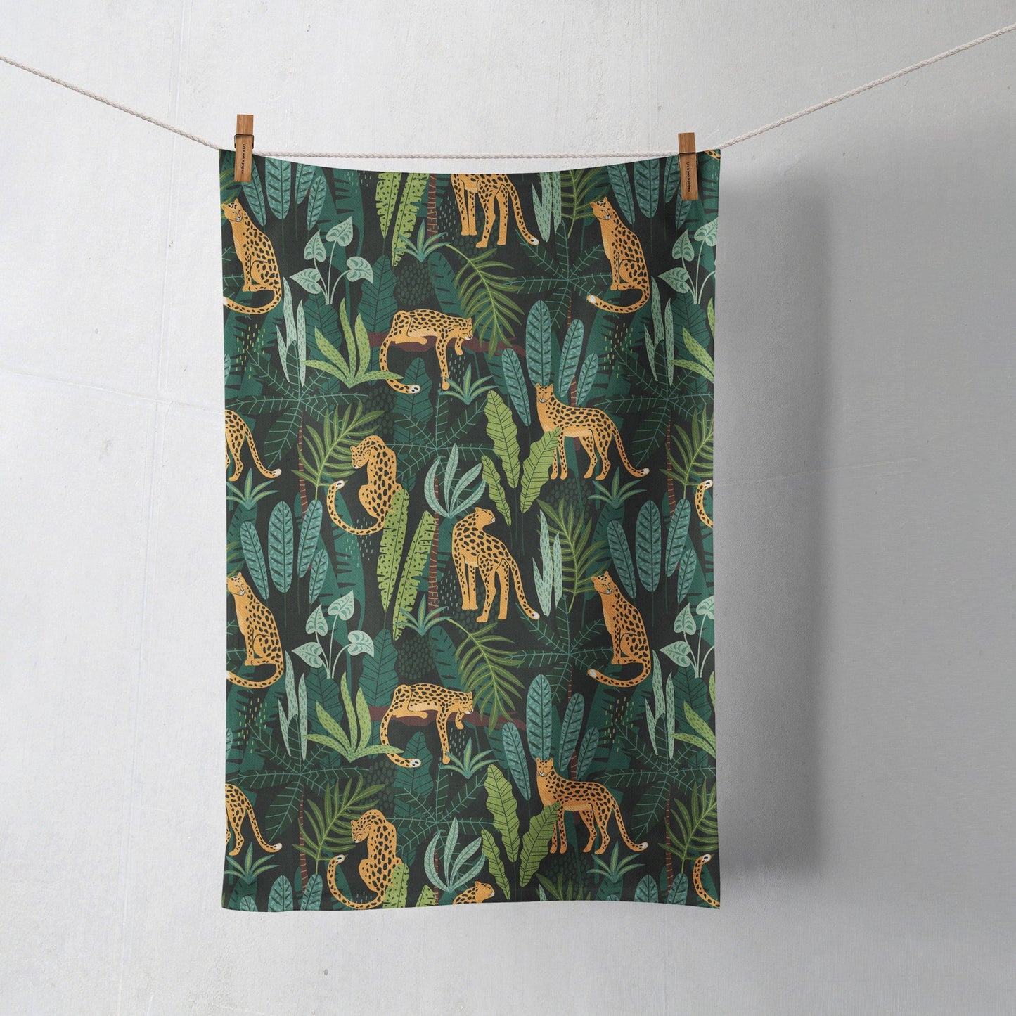 Tea Towel: Jungle Cheetah Tea Towel Sam + Zoey