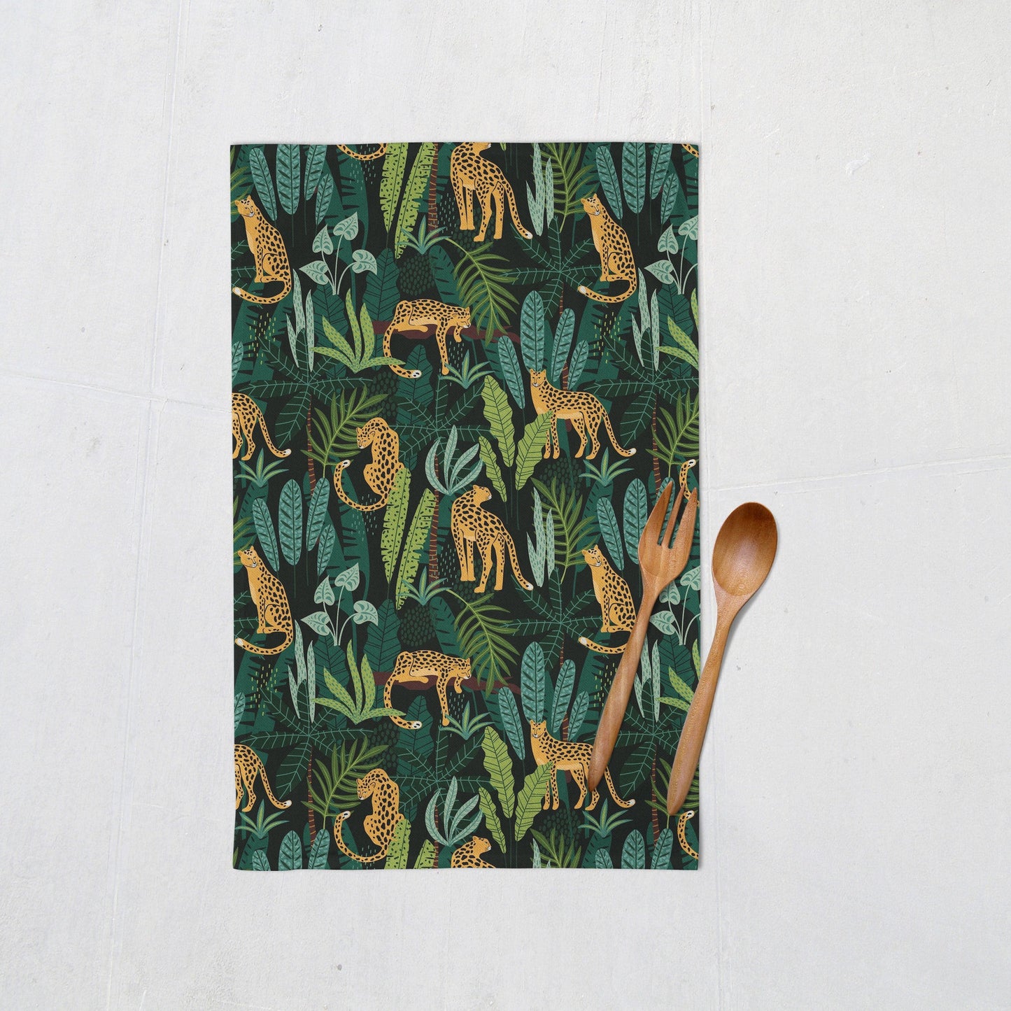 Tea Towel: Jungle Cheetah Tea Towel Sam + Zoey