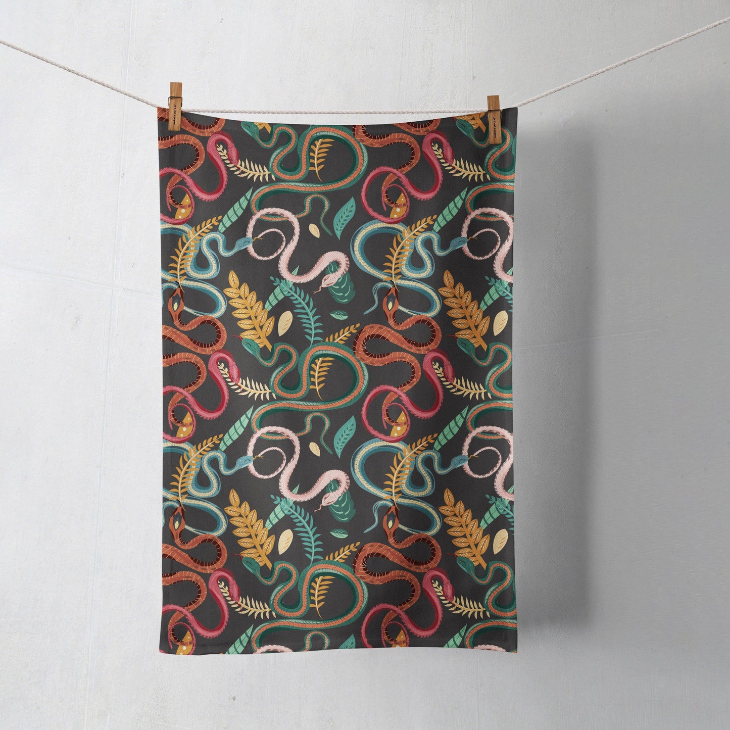 Tea Towel: Snakes Tea Towel Sam + Zoey