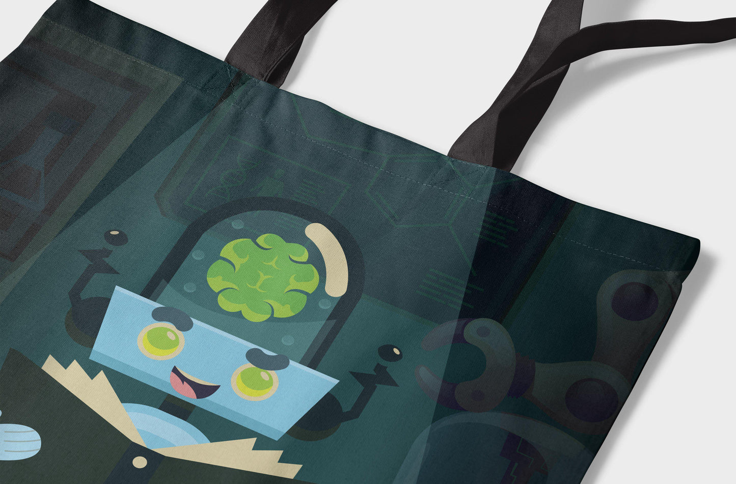 Personalized Alien School Tote Tote Sam + Zoey