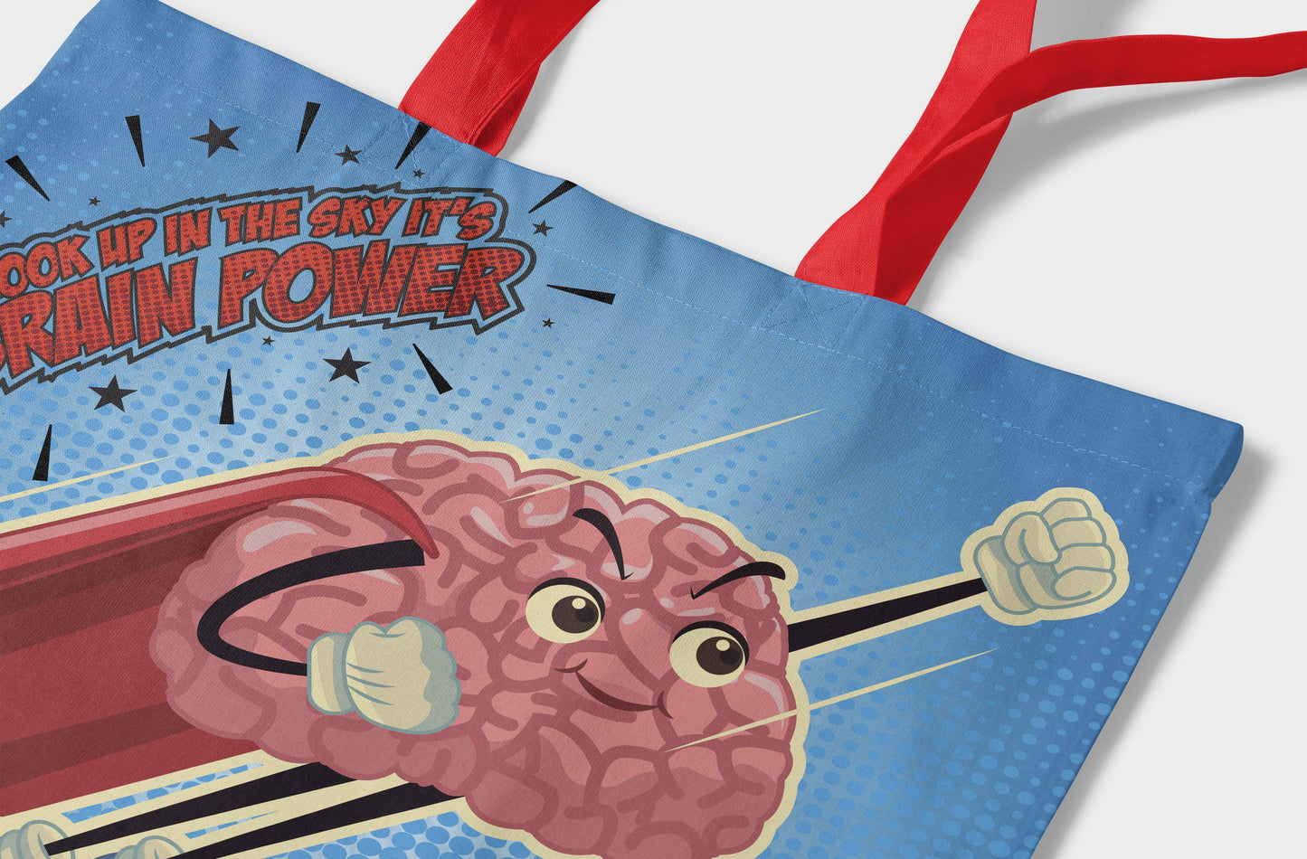 Tote: Brain Power Tote Sam + Zoey